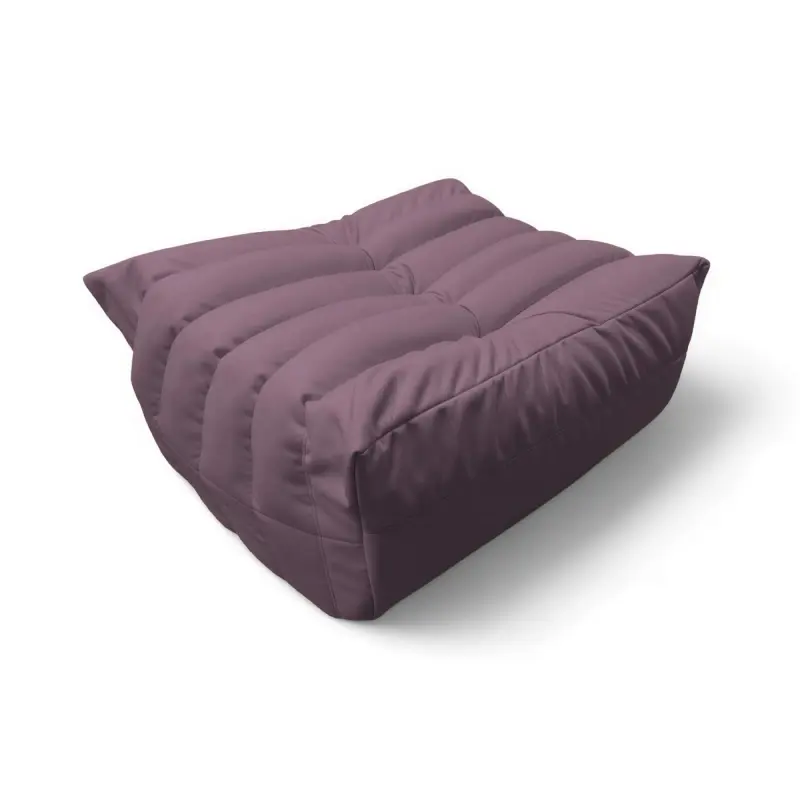 Бескаркасное кресло-пуф Француз BeanBag 90*45 / микровелюр, Сирень фотография