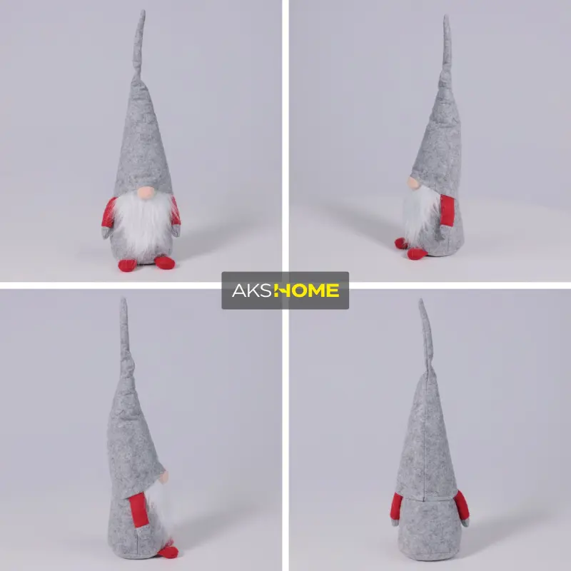 Интерьерное украшение "Гном", 40см, серый (RY-127)_preview_3