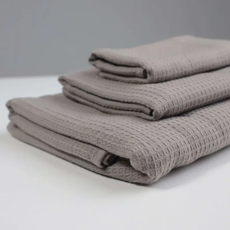 Полотенце вафельное GREY, 50*70см, бежевый 53112_preview_3