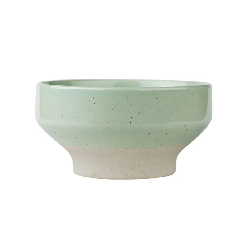 Миска-Боул STONE CLAY, керамика, светло-зеленый, d11.5*6см фотография