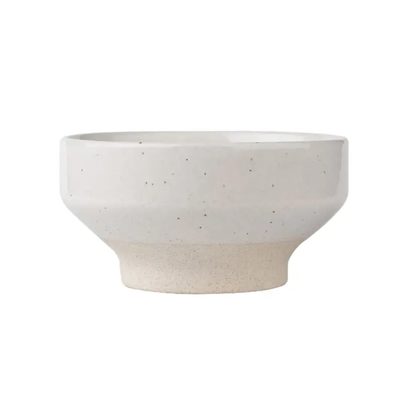 Миска-Боул STONE CLAY, керамика, белый, d11.5*6см фотография