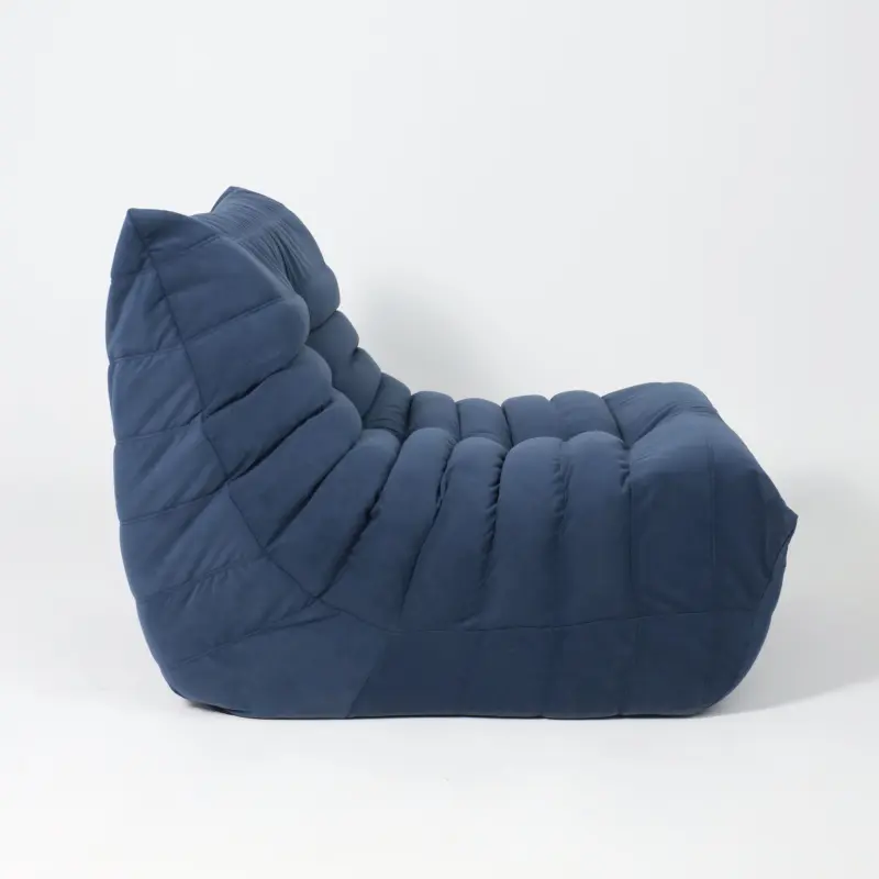 Бескаркасное кресло Француз SLIM BeanBag 70*35 / микровелюр, Джинс_preview_9