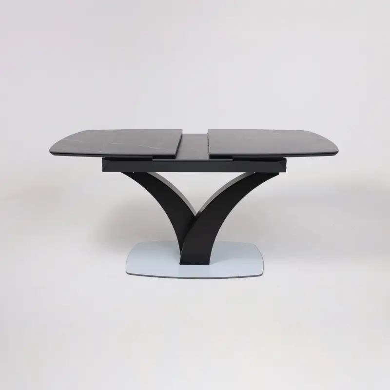 Стол НОТР ДАМ MODERNE, керамика 0 кат. 1400(1800)*850, Камень черный Greys Black /Черный матовый_preview_22