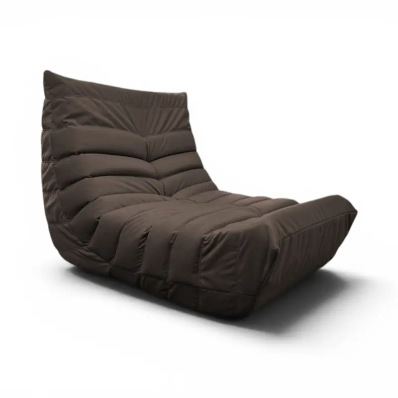 Бескаркасное кресло Француз SLIM BeanBag 70*35 / микровелюр, Шоколад фотография