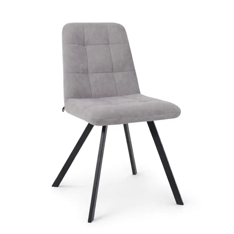 Стул ROMMY, b22 GREY LUX\черный фотография