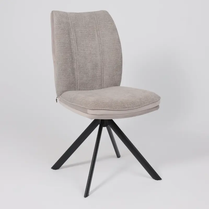 Стул SMART-R 360, g05 GREY BEIGE шенилл LUX - d07 PEARL GREY LUX\черный_preview_6