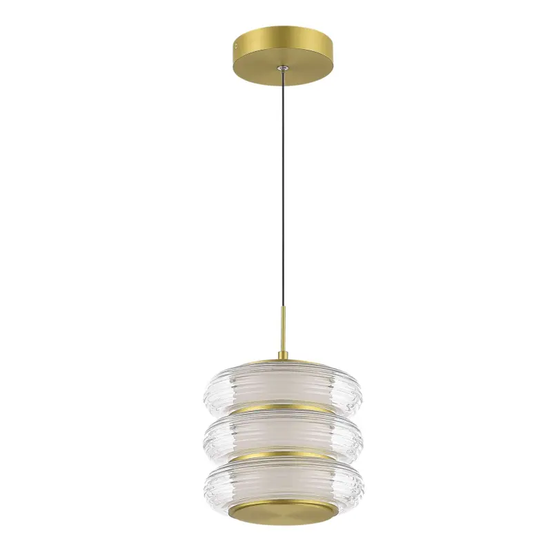 Светильник подвесной ST-Luce золото/прозрачный LED 1*16W 3000K FRITTELA_preview_2