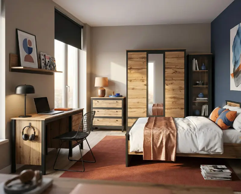 Детская LOFT, дуб вотан. Комплект №2 фотография