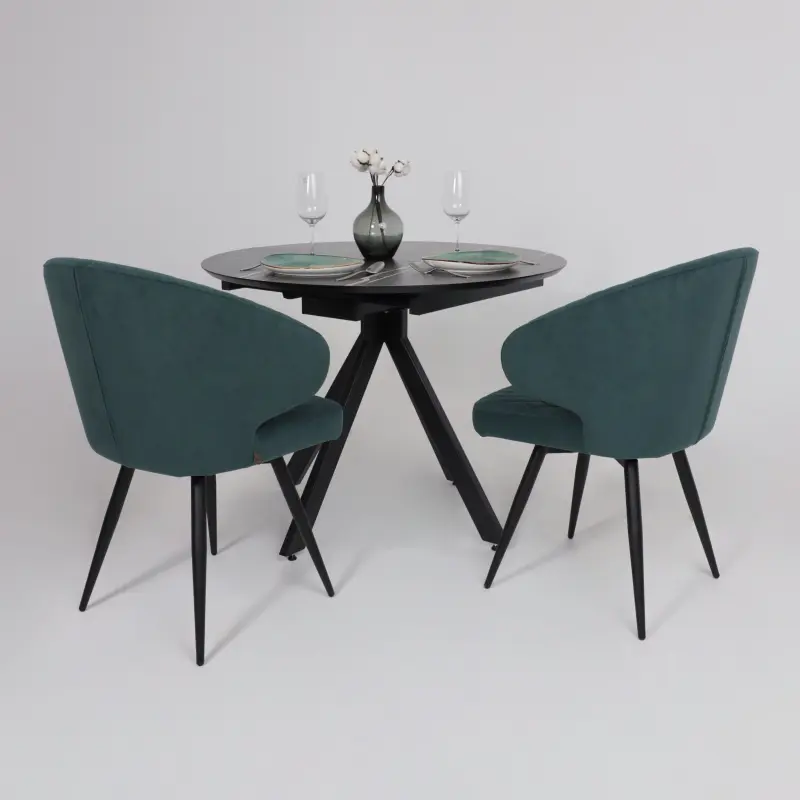 Стул ROB-R1 360, b10 GREEN LUX\черный_preview_4
