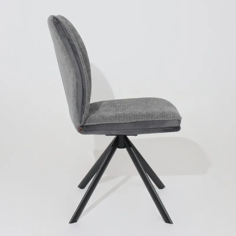 Стул SMART-R 360, g22 GRAPHITE шенилл LUX - d10 HEMATITE LUX\черный_preview_7