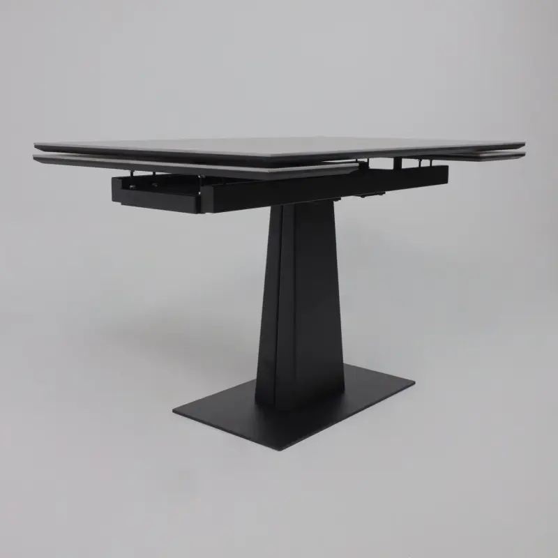 Стол AV 2119, МДФ+керамика, раздвижной 1200 (1800)*800 серый, матовый LARKA GREY/черный_preview_9