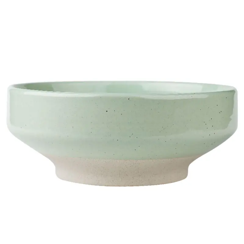 Миска-Боул STONE CLAY, керамика, светло-зеленый, d17.5*7см фотография