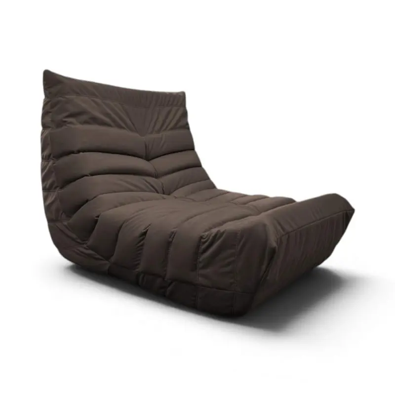 Бескаркасное кресло Француз BeanBag 90*35 / микровелюр, Шоколад фотография