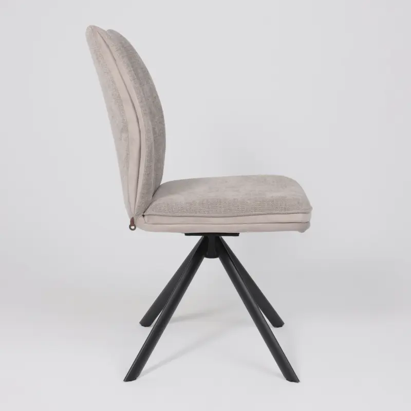 Стул SMART-R 360, g05 GREY BEIGE шенилл LUX - d07 PEARL GREY LUX\черный_preview_7
