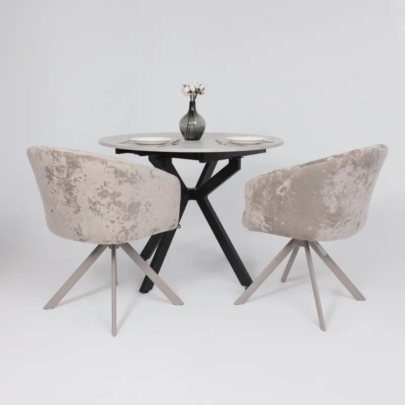 Стул SHELLY-R 360, m04 GREY BEIGE LUX\капучино_preview_4