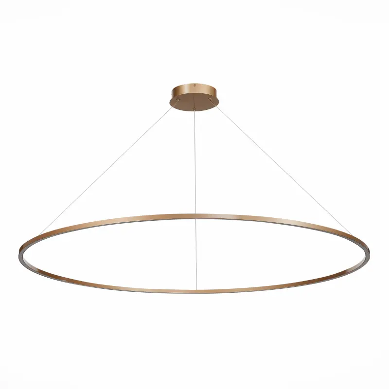 Светильник подвесной ST-Luce Золотистый/Белый LED 1*72W 4000K Подвесные светильники_preview_4
