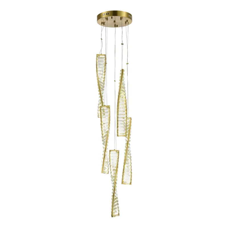 Светильник подвесной ST-Luce Латунь/Прозрачный LED 1*55W 4000K ELICA_preview_2