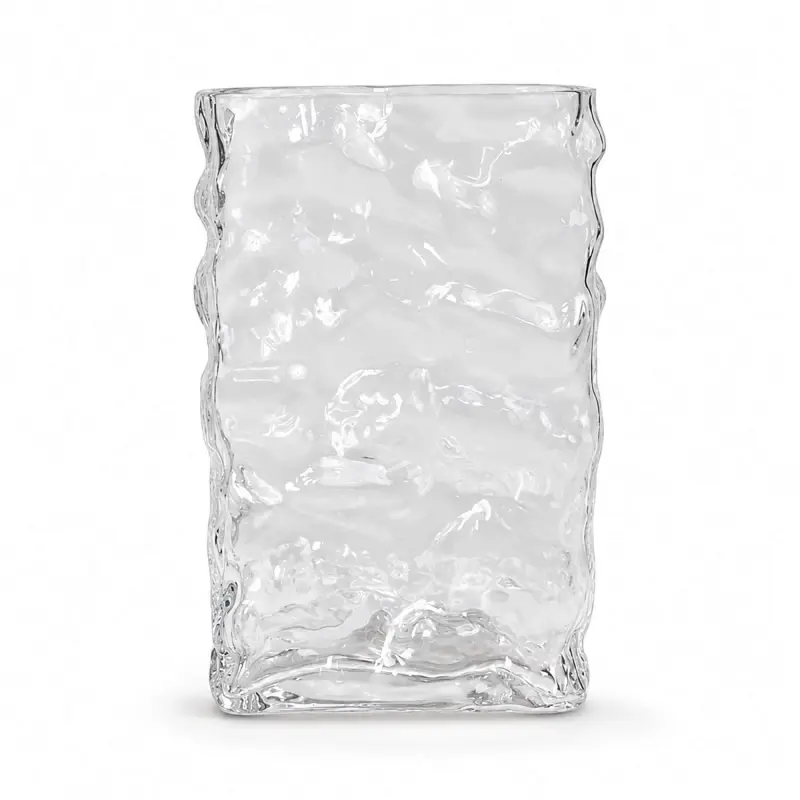 Ваза стеклянная BARE ICE, прозрачный, 15,5*24,5см фотография