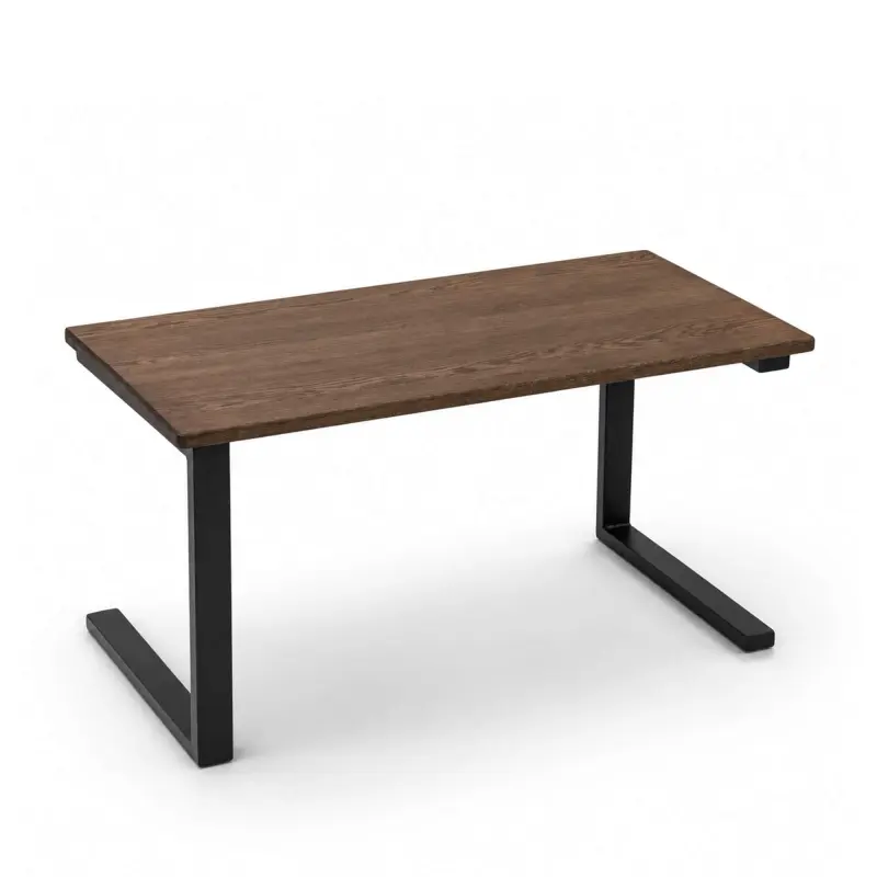 Стол журнальный BOX-TABLE DD, дуб мореный/черный фотография