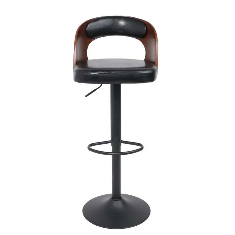 Стул барный BRUNO, экокожа, черный+орех/черный_preview_11