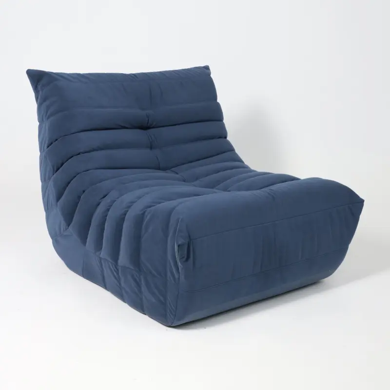 Бескаркасное кресло Француз SLIM BeanBag 70*35 / микровелюр, Джинс_preview_8
