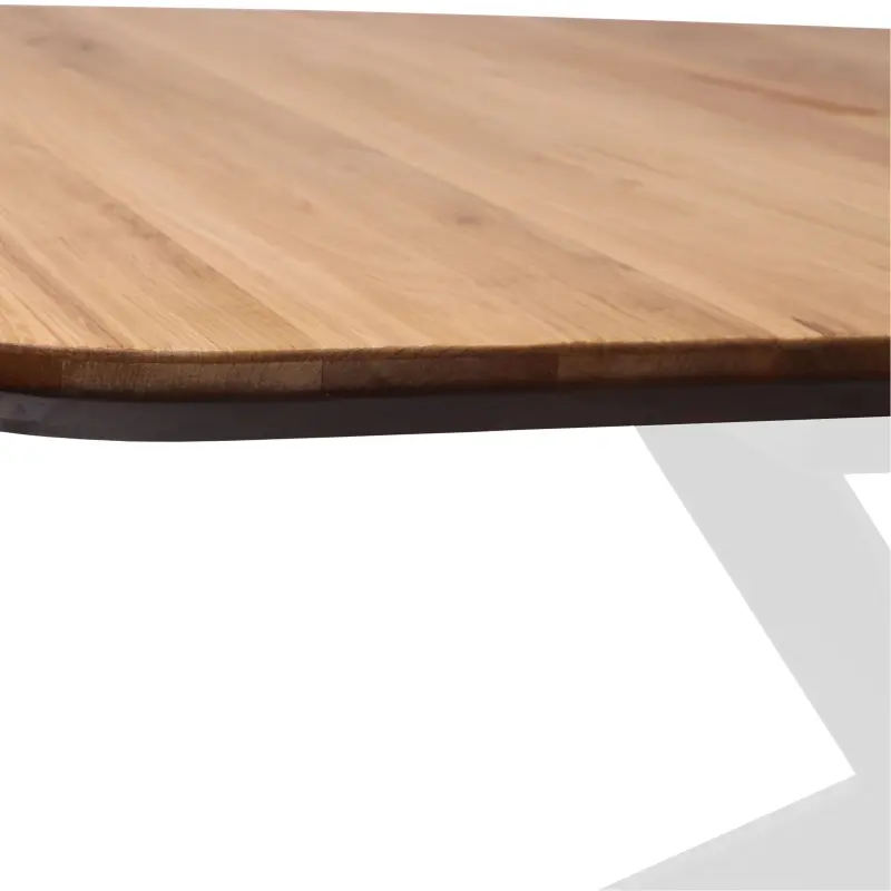 Стол ВЕЙВ раздвижной, 120(160)*80*75, дуб натуральный/белый (ПрР-3 DSW (02) КСЕ/Р-80)_preview_5