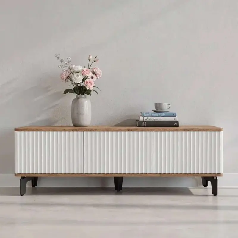 Тумба для теле- и радиоаппаратуры ROYAL 5031 эко, Дуб Веллингтон-Черный_preview_2