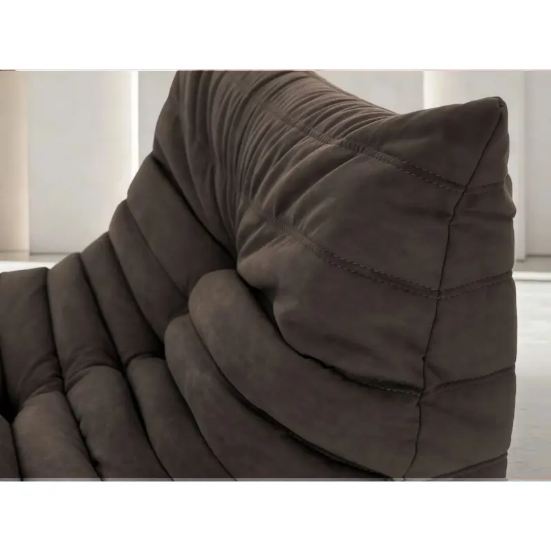 Бескаркасное кресло-шезлонг Француз BeanBag 90*35 / микровелюр, Шоколад_preview_3