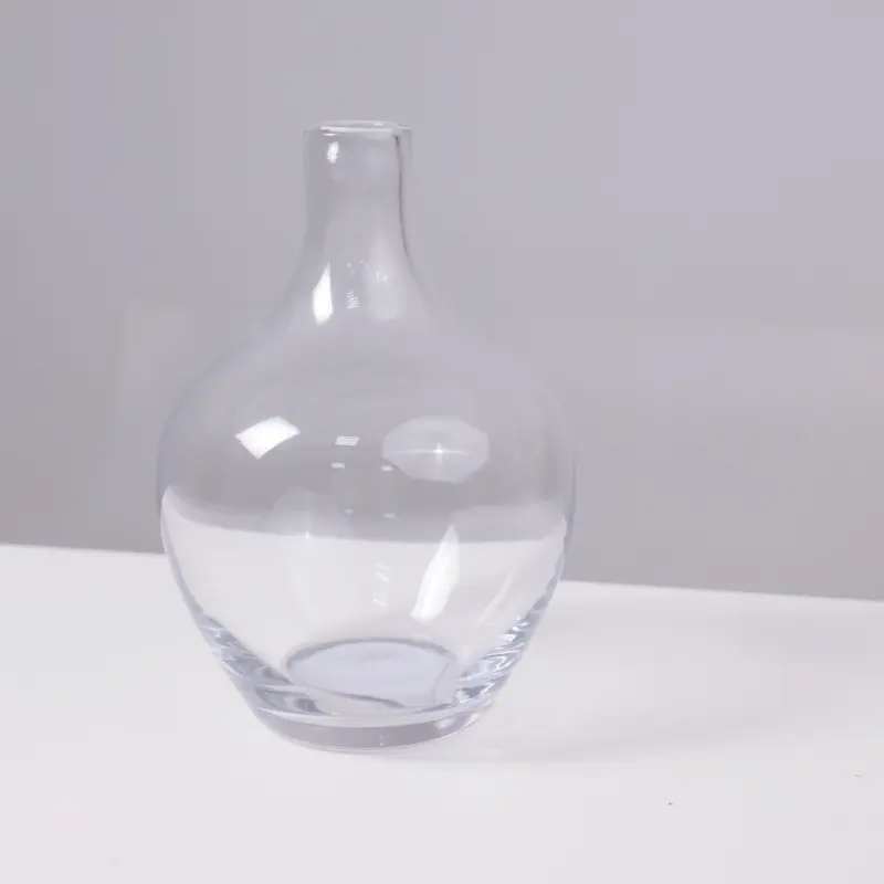 Ваза стеклянная FOAM, прозрачная, 13*20см_preview_4