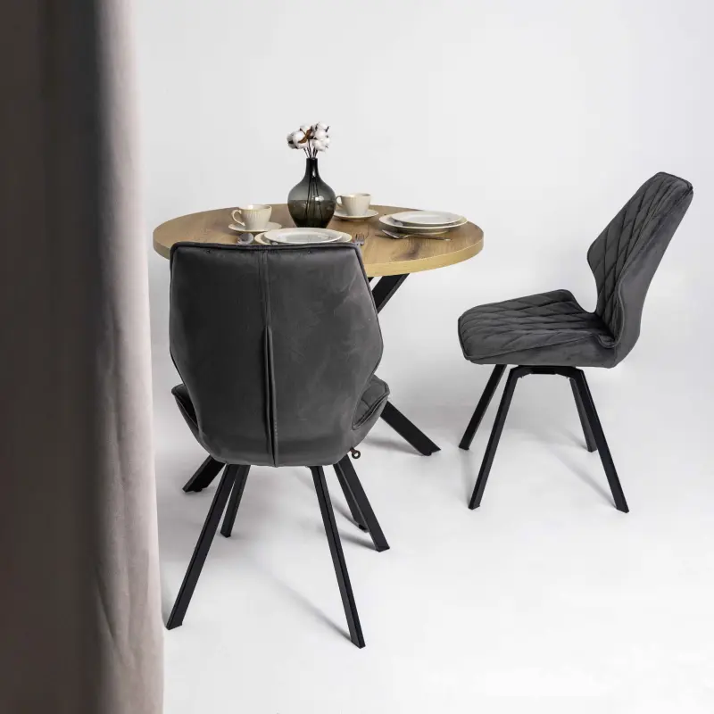 Стул Rafael M-R 360, d10 HEMATITE LUX\черный_preview_3