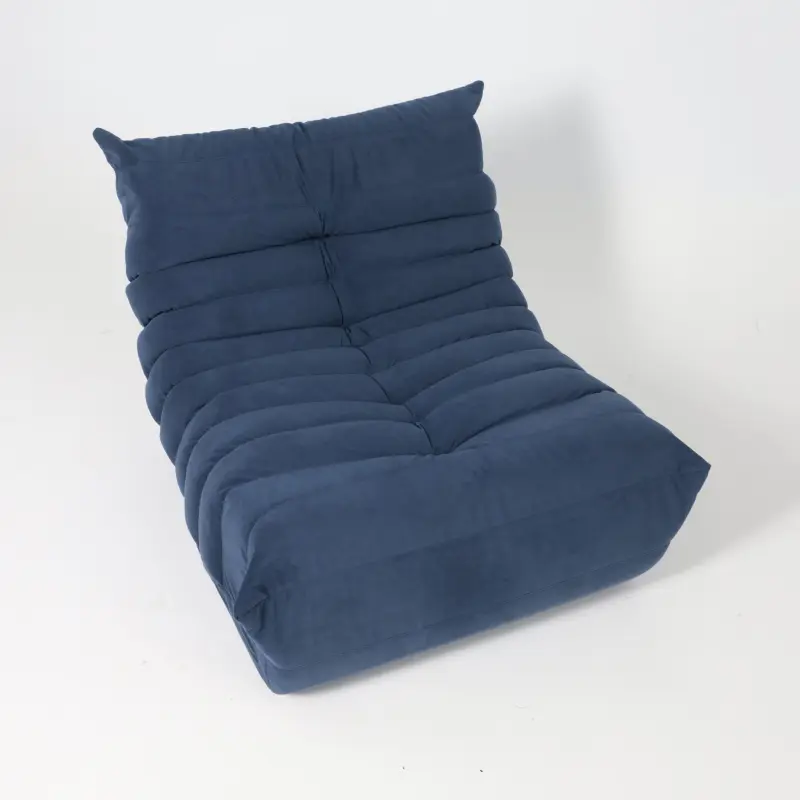 Бескаркасное кресло Француз BeanBag 90*45 / микровелюр, Джинс_preview_16