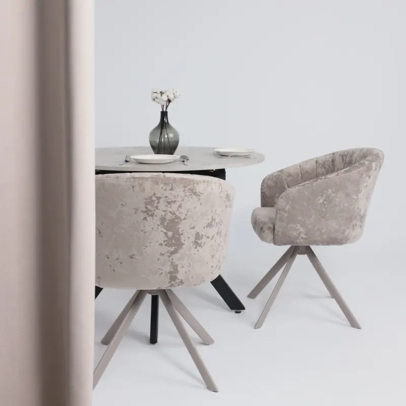 Стул SHELLY-R 360, m04 GREY BEIGE LUX\капучино_preview_3
