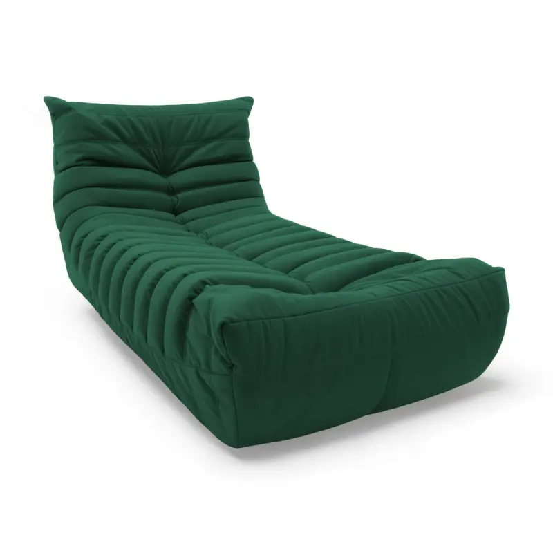 Бескаркасное кресло-шезлонг Француз BeanBag 90*45 / микровелюр, Джунгли фотография