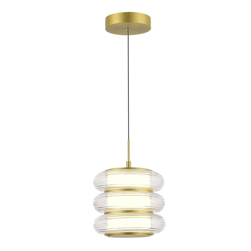 Светильник подвесной ST-Luce золото/прозрачный LED 1*16W 3000K FRITTELA_preview_3