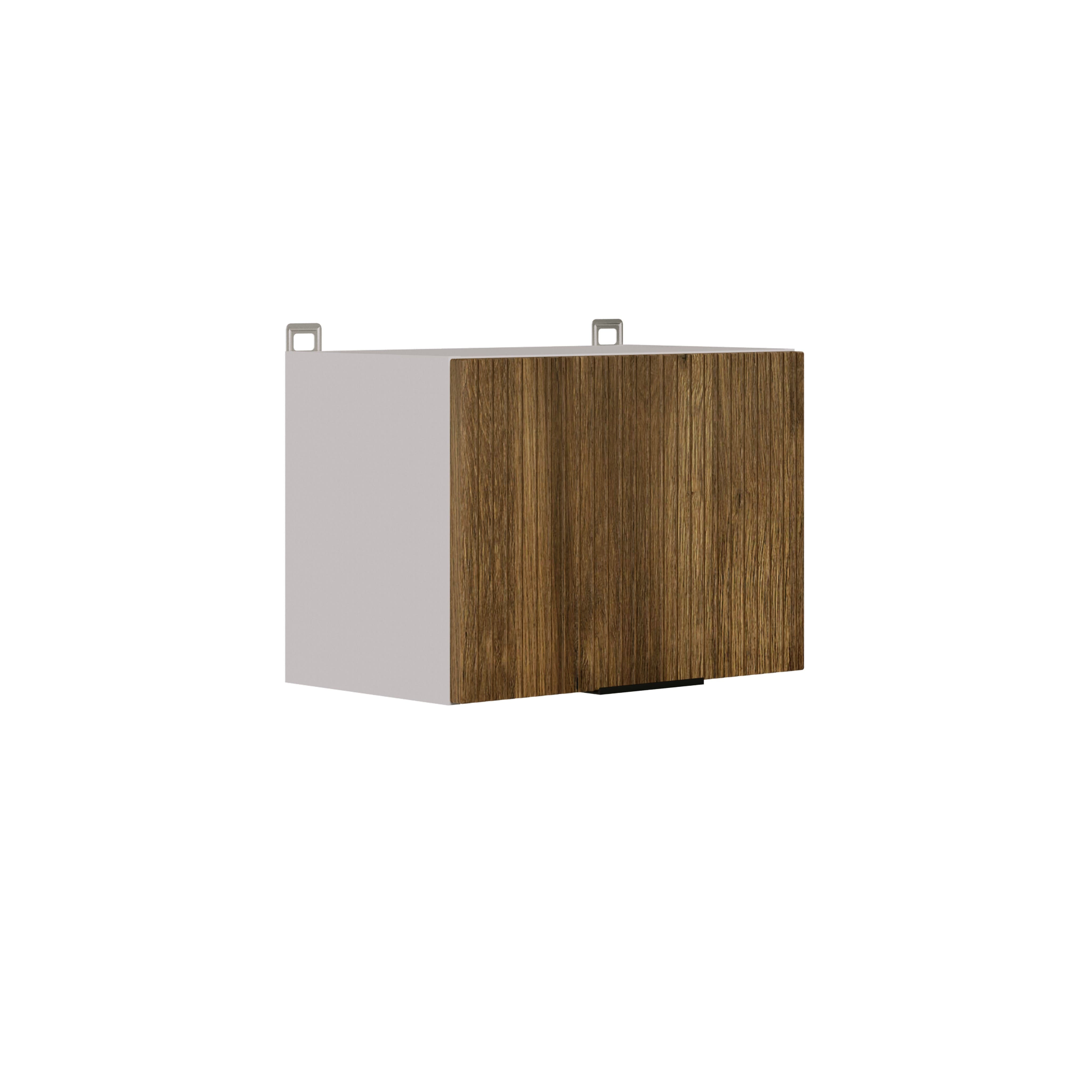 Н.м. "NIKA РИФЛА" шкаф навесной ВШ50 см-1г-360, к.Серый/ф.Дуб артизан трюфель_preview_2