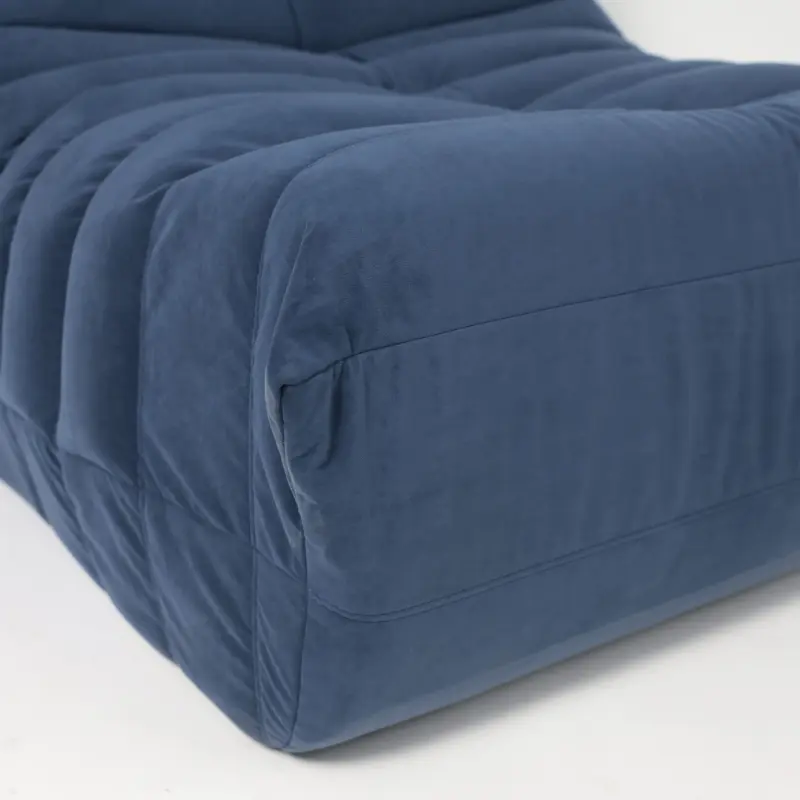 Бескаркасное кресло Француз BeanBag 90*45 / микровелюр, Джинс_preview_13