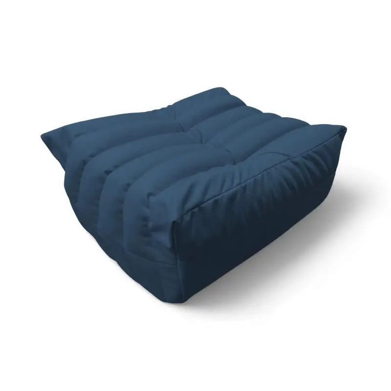 Бескаркасное кресло-пуф Француз BeanBag 90*35 / микровелюр, Джинс фотография