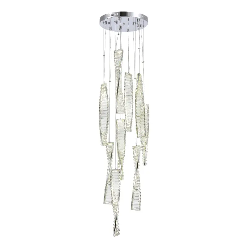 Светильник подвесной ST-Luce Хром/Прозрачный LED 1*99W 4000K ELICA_preview_2