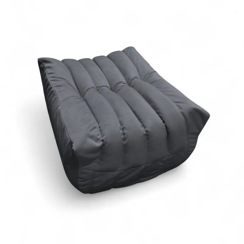 Бескаркасное кресло-пуф Француз BeanBag 90*35 / микровелюр, Шторм_preview_3