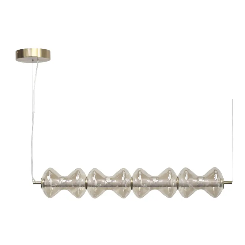 Светильник подвесной ST-Luce золото/коньячный LED 1*22W 3000K SPINE_preview_2