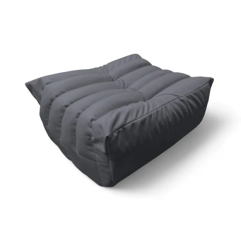 Бескаркасное кресло-пуф Француз BeanBag 90*35 / микровелюр, Шторм фотография
