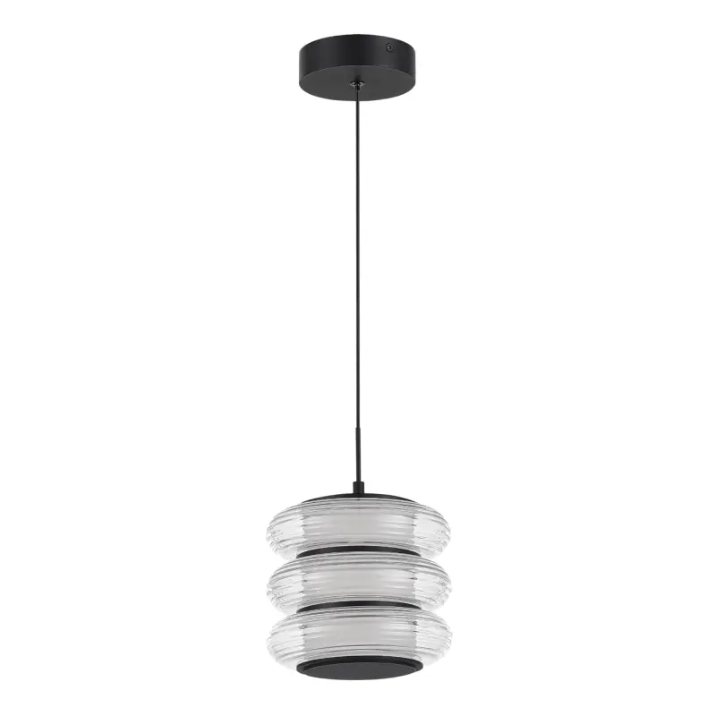 Светильник подвесной ST-Luce черный/прозрачный LED 1*16W 3000K FRITTELA_preview_2