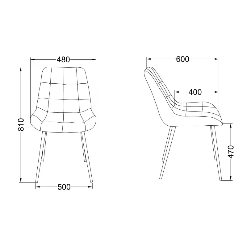 Стул AV 405, черный бархат Н-75/черный_preview_10