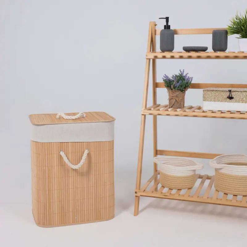 Корзина BAMBOO DUO, прямоугольная, светлый, 40*30*50см_preview_3