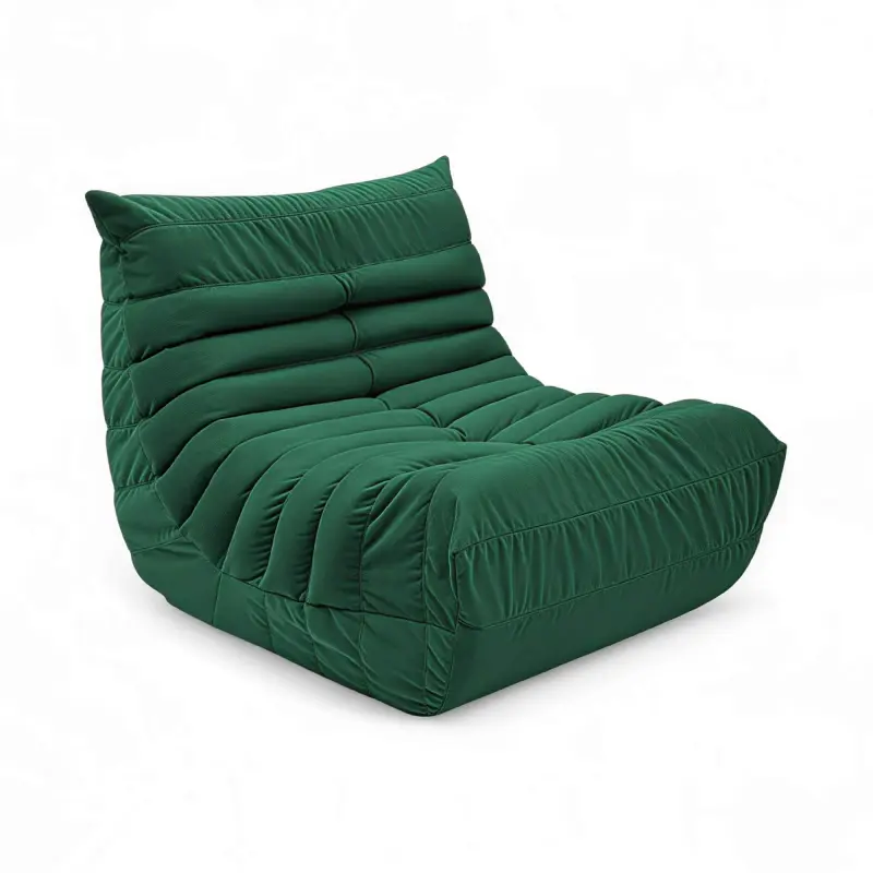 Бескаркасное кресло Француз BeanBag 90*45 / микровелюр, Джунгли фотография