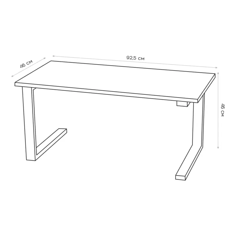 Стол журнальный BOX-TABLE DD, дуб мореный/черный_preview_10