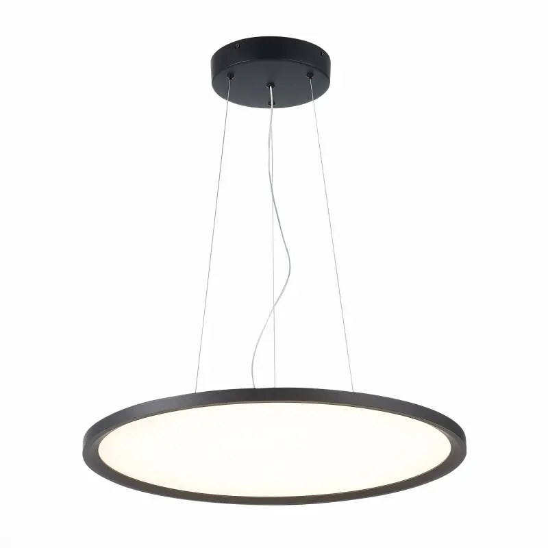 Светильник подвесной Черный LED 1*56W 4000K 5 040Lm Ra>80 120 IP20 D600xH36 185-265V Подвесные светильники_preview_3