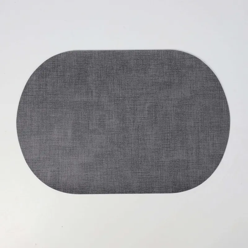 Подставка сервировочная SLEEK, овальная, серый 1, 45*30см_preview_2