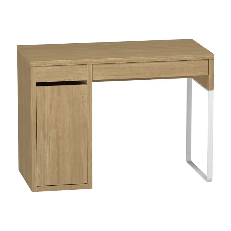 Стол письменный КОМПИ 105, 105х75х50, дуб скандинавский фотография