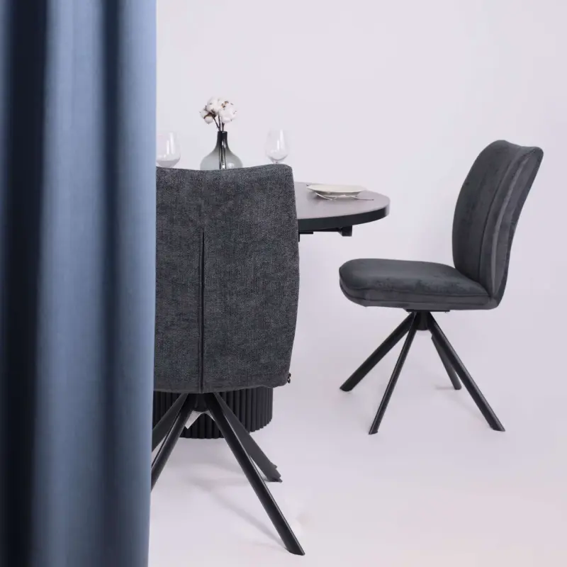 Стул SMART-R 360, g25 ANTRACITE шенилл LUX - d10 HEMATITE LUX\черный_preview_3